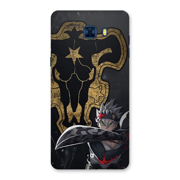 Asta With Black Bulls Back Case for Galaxy C7 Pro