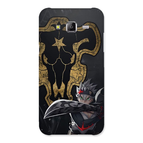 Asta With Black Bulls Back Case for Galaxy J5