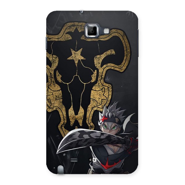 Asta With Black Bulls Back Case for Galaxy Note