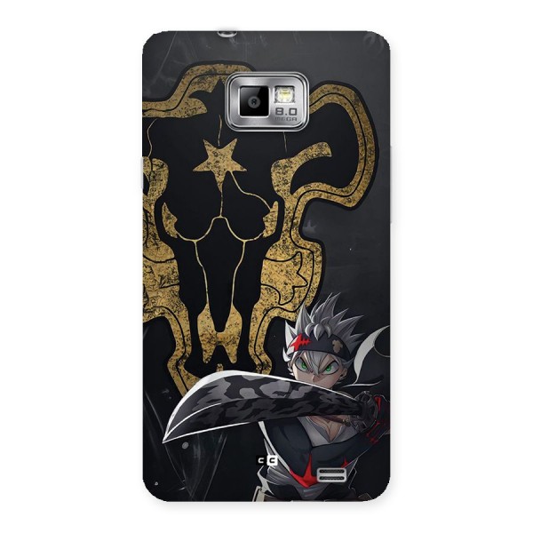 Asta With Black Bulls Back Case for Galaxy S2