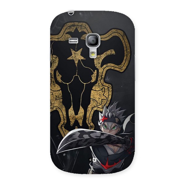 Asta With Black Bulls Back Case for Galaxy S3 Mini