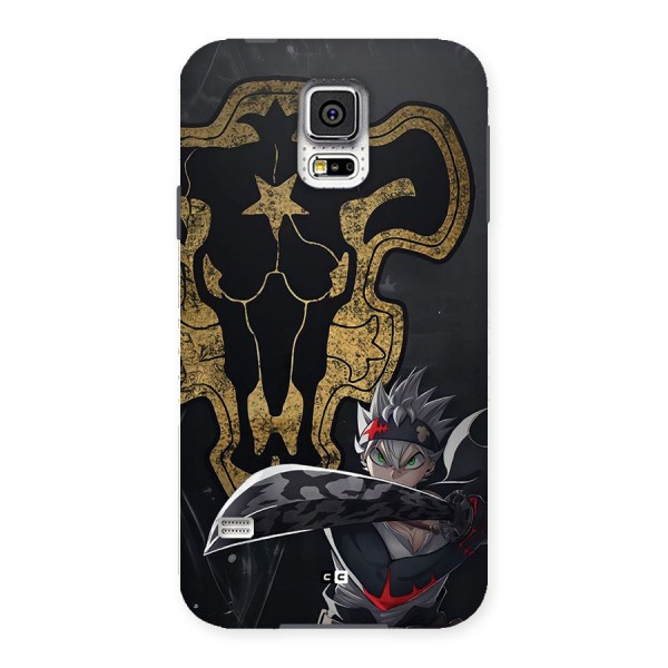 Asta With Black Bulls Back Case for Galaxy S5