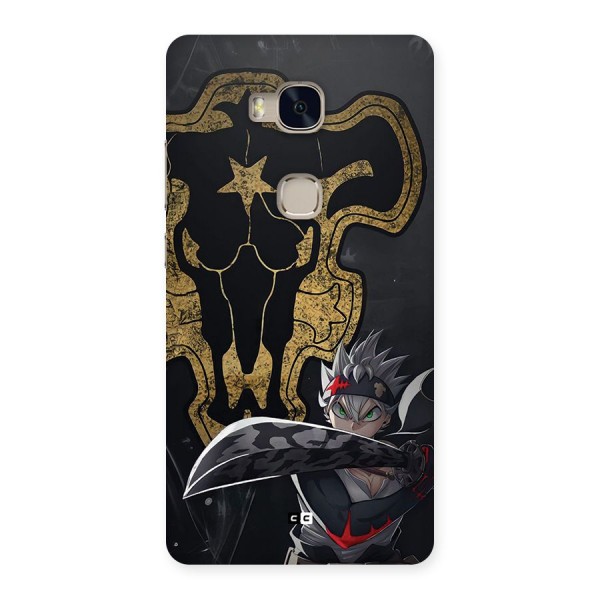 Asta With Black Bulls Back Case for Honor 5X