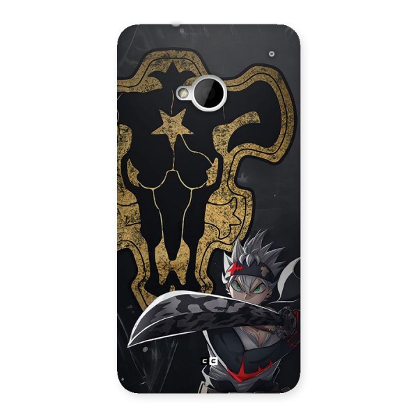 Asta With Black Bulls Back Case for One M7 (Single Sim)