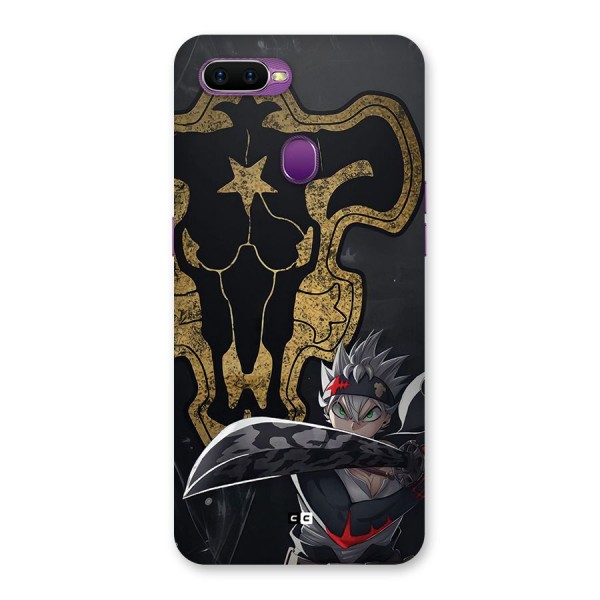 Asta With Black Bulls Back Case for Oppo F9