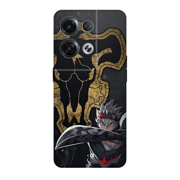 Asta With Black Bulls Back Case for Oppo Reno8 Pro 5G