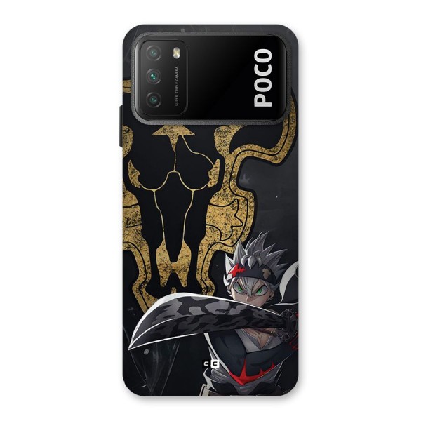 Asta With Black Bulls Back Case for Poco M3