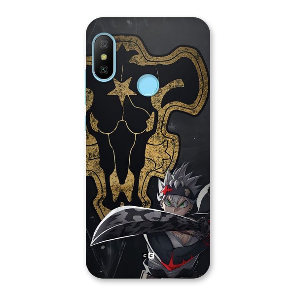 Asta With Black Bulls Back Case for Redmi 6 Pro