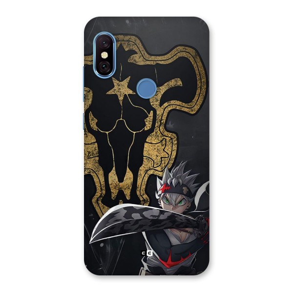 Asta With Black Bulls Back Case for Redmi Note 6 Pro