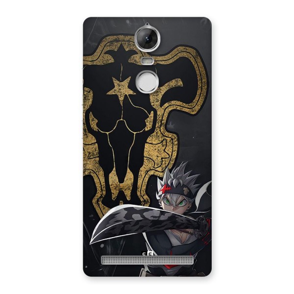 Asta With Black Bulls Back Case for Vibe K5 Note
