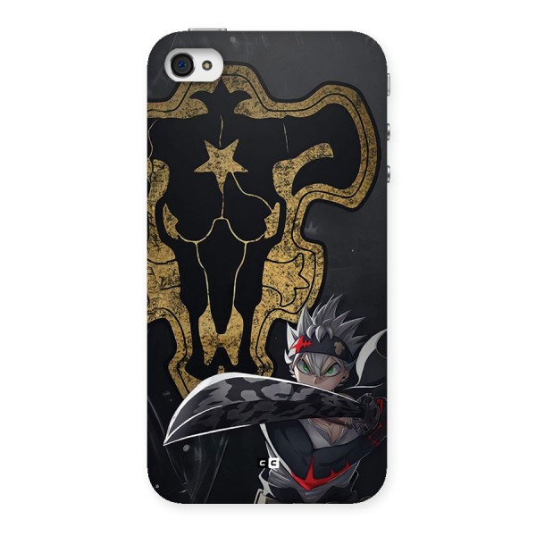 Asta With Black Bulls Back Case for iPhone 4 4s