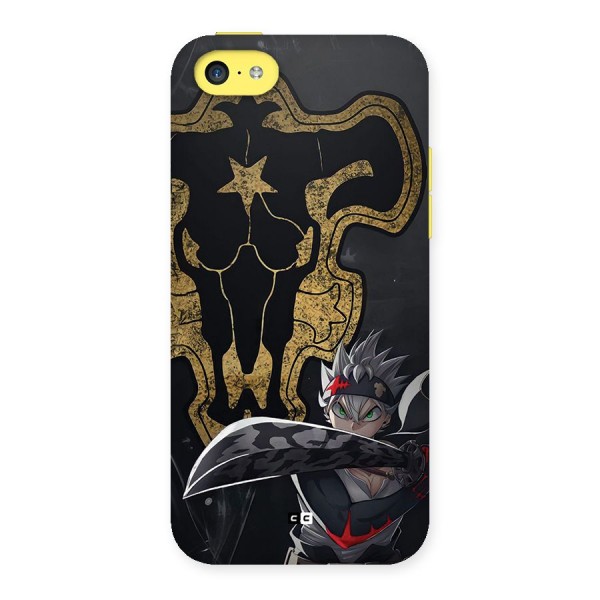 Asta With Black Bulls Back Case for iPhone 5C
