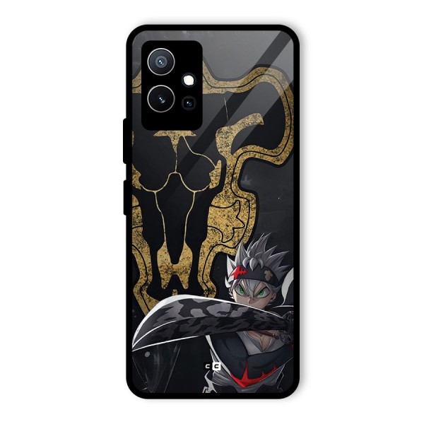 Asta With Black Bulls Glass Back Case for Vivo T1 5G