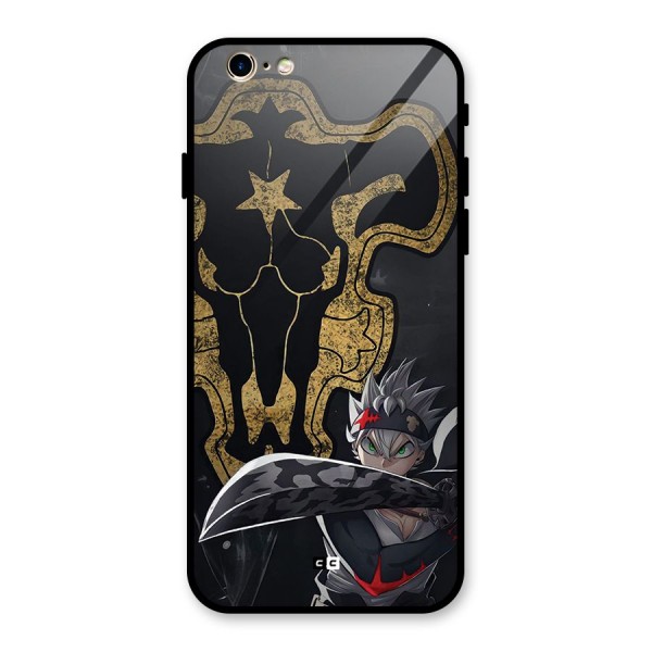 Asta With Black Bulls Glass Back Case for iPhone 6 6S