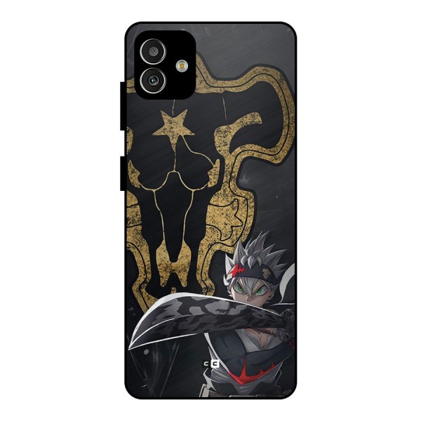 Asta With Black Bulls Metal Back Case for Galaxy M13 5G