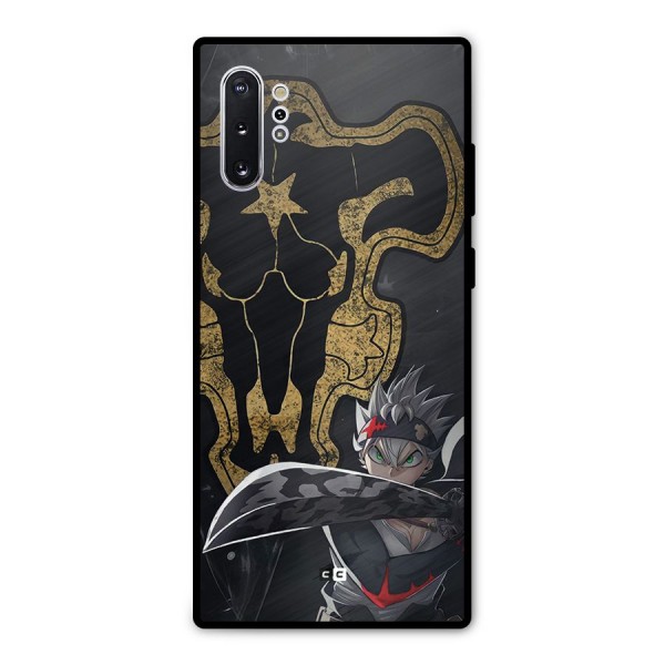 Asta With Black Bulls Metal Back Case for Galaxy Note 10 Plus