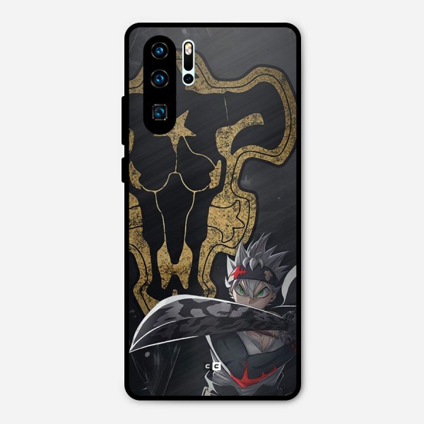 Asta With Black Bulls Metal Back Case for Huawei P30 Pro