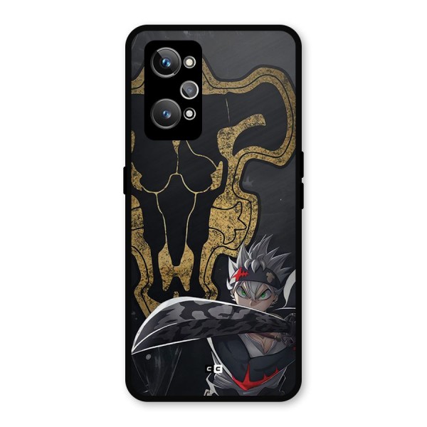 Asta With Black Bulls Metal Back Case for Realme GT 2