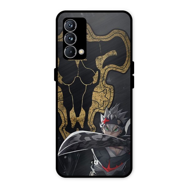 Asta With Black Bulls Metal Back Case for Realme GT Master Edition