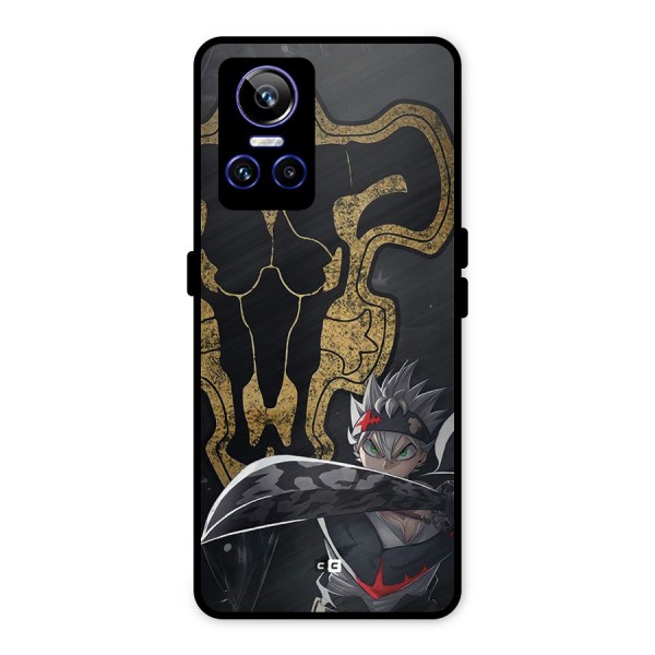 Asta With Black Bulls Metal Back Case for Realme GT Neo 3