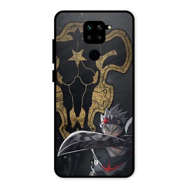Asta With Black Bulls Metal Back Case for Redmi Note 9