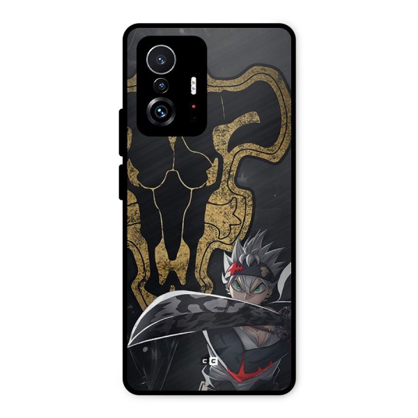 Asta With Black Bulls Metal Back Case for Xiaomi 11T Pro
