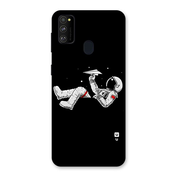 Astronaut Aeroplane Back Case for Galaxy M30s