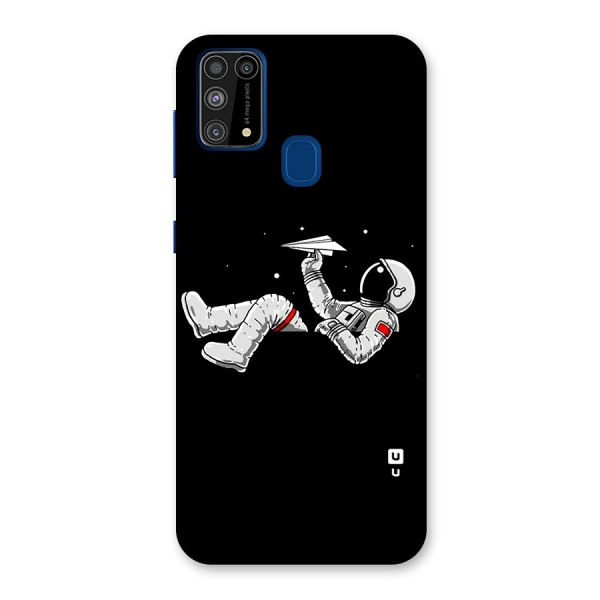 Astronaut Aeroplane Back Case for Galaxy M31