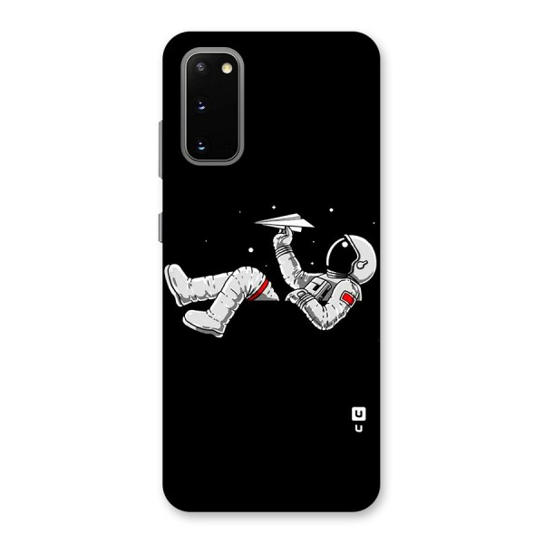 Astronaut Aeroplane Back Case for Galaxy S20