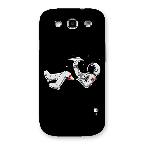 Astronaut Aeroplane Back Case for Galaxy S3