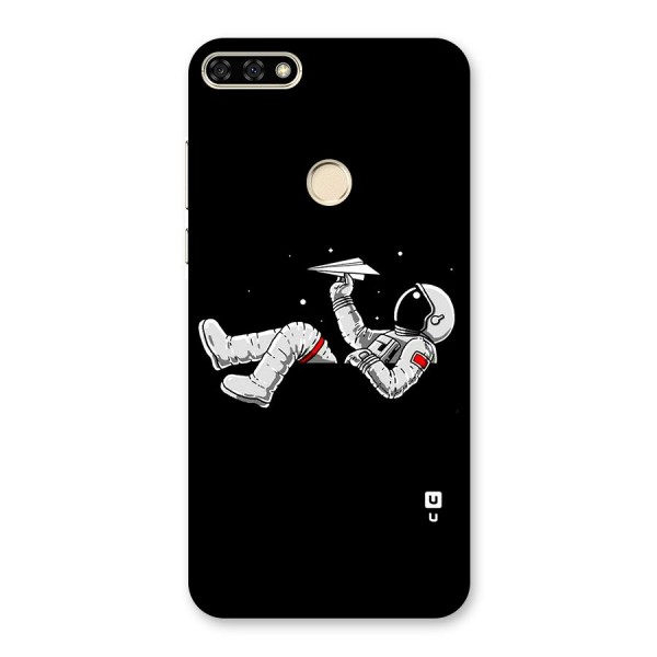 Astronaut Aeroplane Back Case for Honor 7A