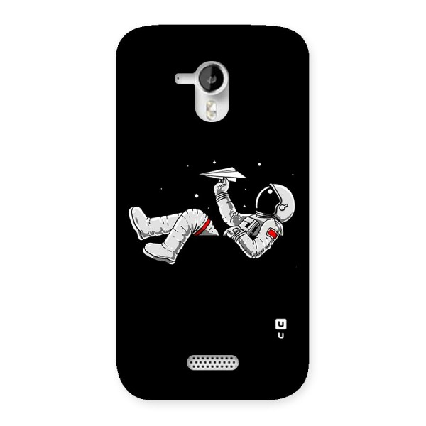 Astronaut Aeroplane Back Case for Micromax Canvas HD A116