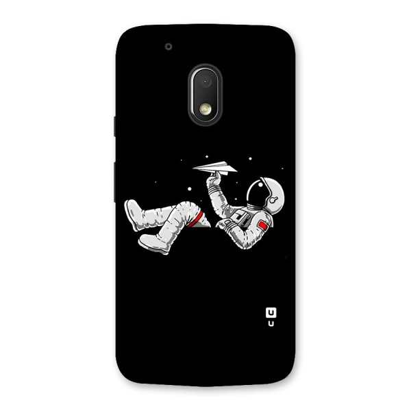 Astronaut Aeroplane Back Case for Moto G4 Play