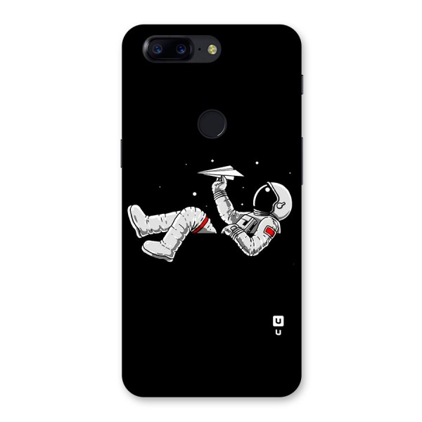 Astronaut Aeroplane Back Case for OnePlus 5T