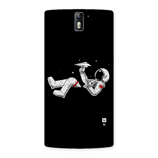 Astronaut Aeroplane Back Case for One Plus One