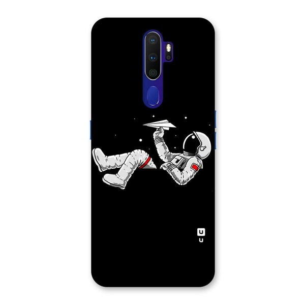 Astronaut Aeroplane Back Case for Oppo A9 (2020)