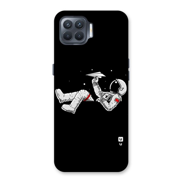 Astronaut Aeroplane Back Case for Oppo F17 Pro