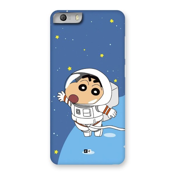 Astronaut Shinchan Back Case for Canvas Knight 2