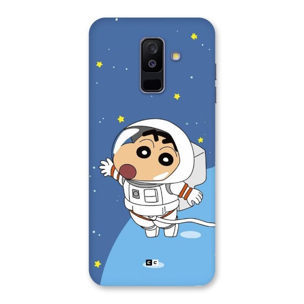 Astronaut Shinchan Back Case for Galaxy A6 Plus