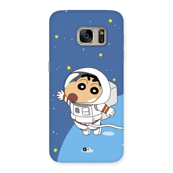 Astronaut Shinchan Back Case for Galaxy S7