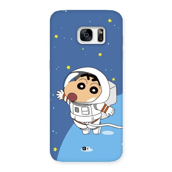 Astronaut Shinchan Back Case for Galaxy S7 Edge