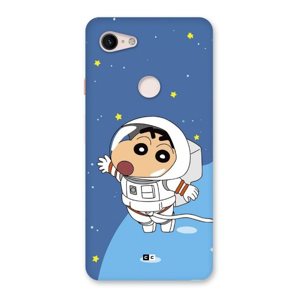 Astronaut Shinchan Back Case for Google Pixel 3 XL