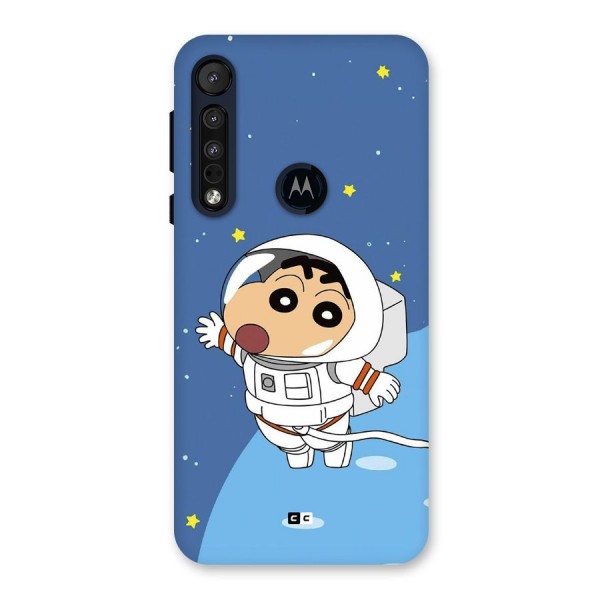 Astronaut Shinchan Back Case for Motorola One Macro