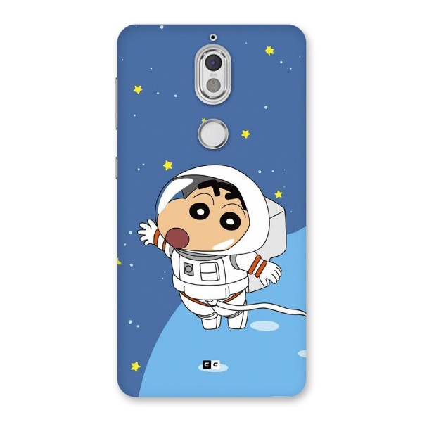 Astronaut Shinchan Back Case for Nokia 7