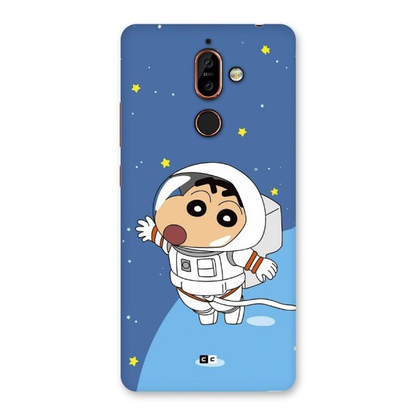 Astronaut Shinchan Back Case for Nokia 7 Plus