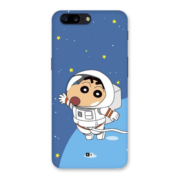Astronaut Shinchan Back Case for OnePlus 5