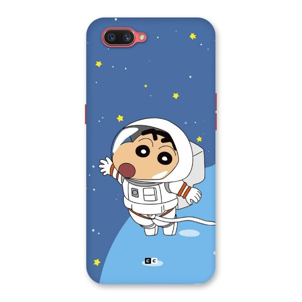 Astronaut Shinchan Back Case for Oppo A3s