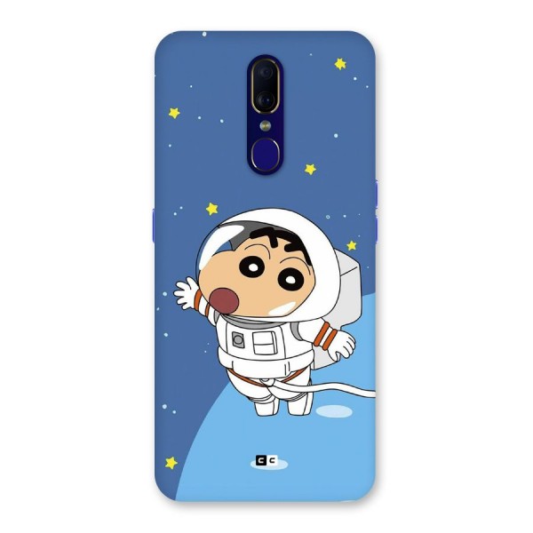 Astronaut Shinchan Back Case for Oppo A9