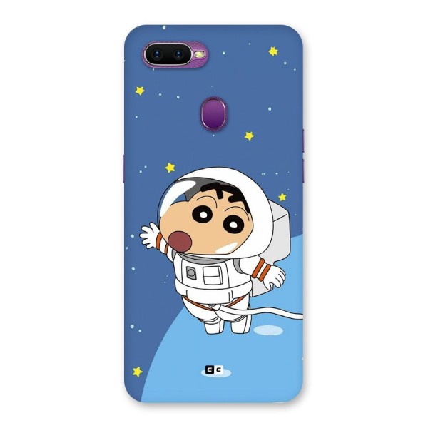 Astronaut Shinchan Back Case for Oppo F9