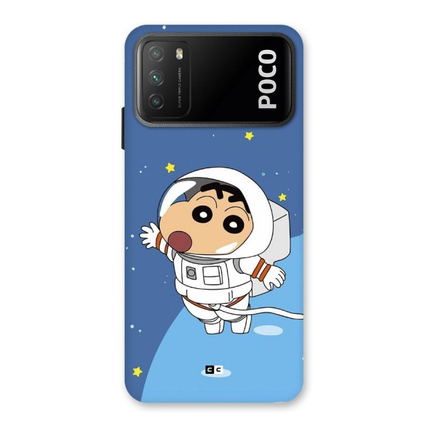 Astronaut Shinchan Back Case for Poco M3